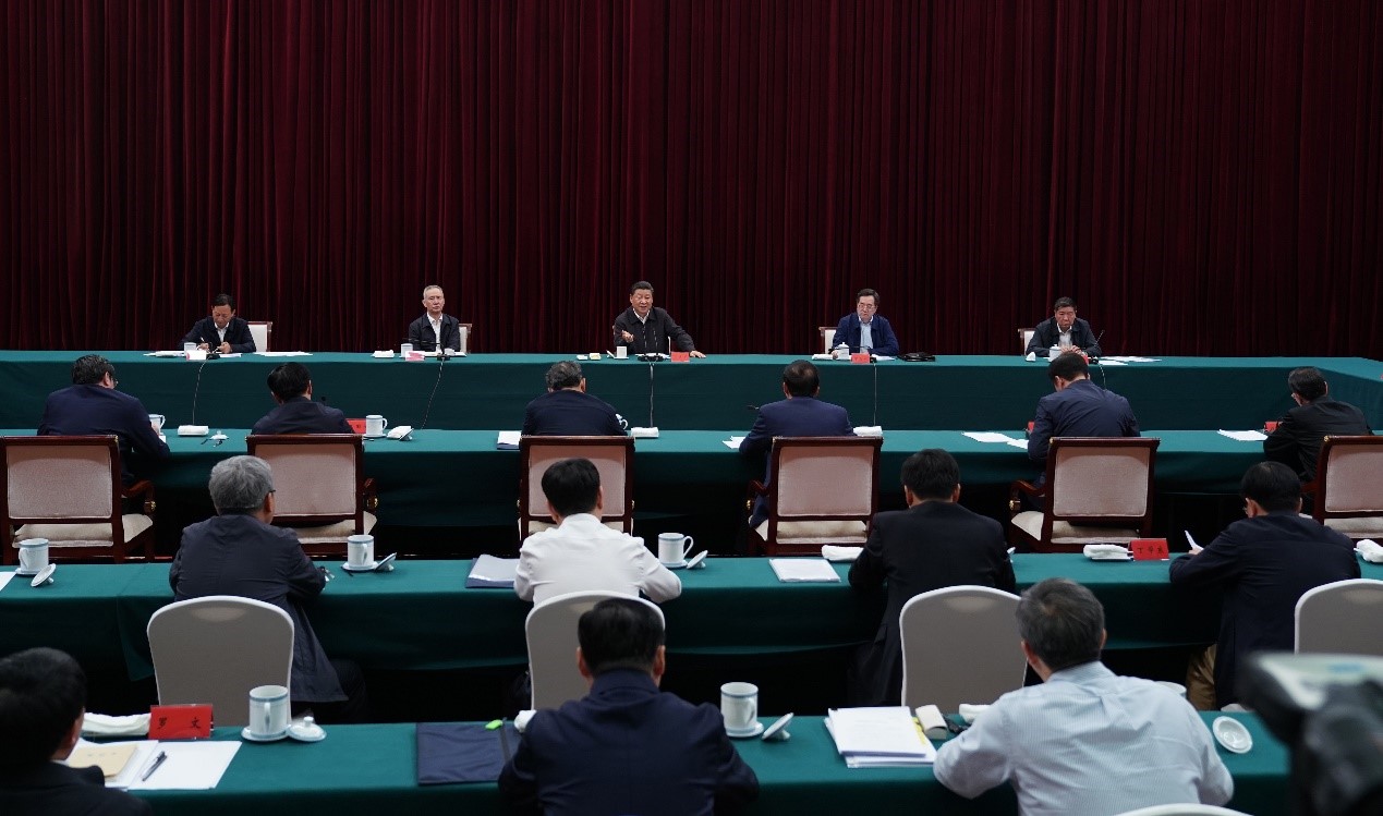 2019年5月20日至22日，中共中央總書記、國家主席、中央軍委主席習近平在江西考察，主持召開推動中部地區(qū)崛起工作座談會并發(fā)表重要講話。新華社記者 謝環(huán)馳 攝 